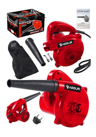 Assur ASR811 450W Elektrikli Hava Üfleme Kırmızı