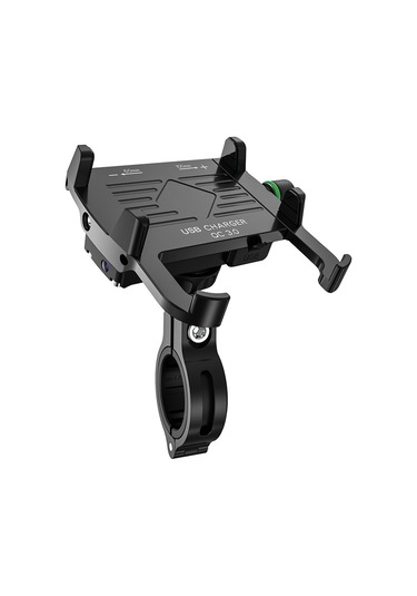 Motosiklet İçin Güçlü Güç İle Motosiklet Cep Telefonu Tutucu, Şarjlı Araç Cep Telefonu Tutucu