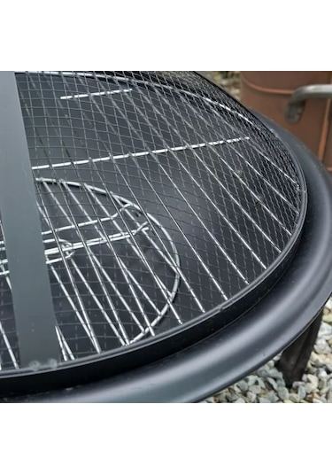 Avalon Bahçe Şöminesi Siyah