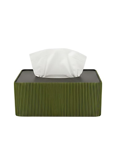 Fibrika Store Greenform Dekoratif Peçete Kutusu Yeşil