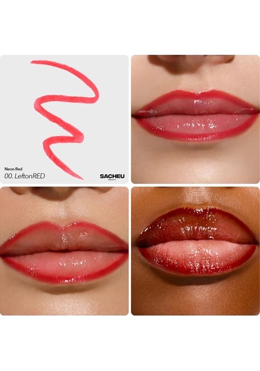 Sacheu Lip Liner Stay-n Soyulabilir Uzun Süre Kalıcı Dudak Çizgisi Belirginleştirici 00 Leftonred 3.5ml 00 Leftonred