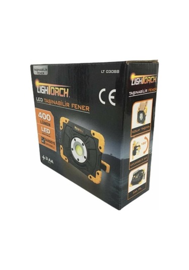 Lightorch Lt03088 Taşınabilir Led Fener 400 Lümen