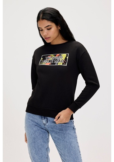 Bad Bear Re-carina Siyah Kadın Sweatshirt-nıght Siyah