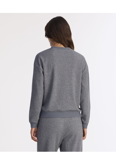 Yargıcı Regular Bisiklet Yaka Uzun Kol Sweatshirt 25kksw9019l 026 Mavi