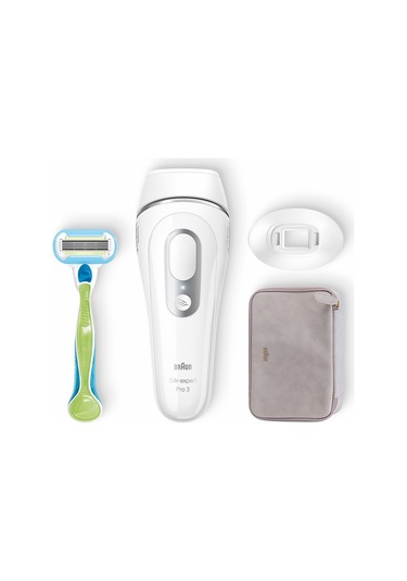 Braun Silk Expert Pro 3 PL3133 2 Başlıklı Yeni Nesil IPL + Seyahat Çantası