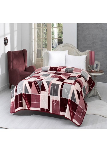 Mink Battaniye Lacasa 1098 Pembe Tek Kişilik