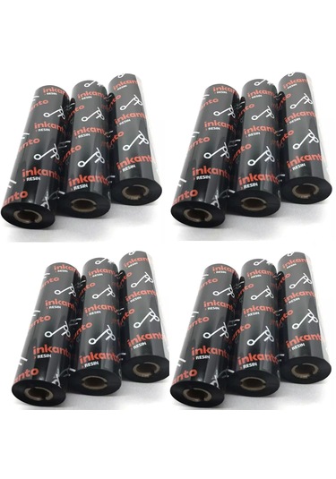 110mm X 74m 12 Adet İnkanto Resin Ribon Axr-1