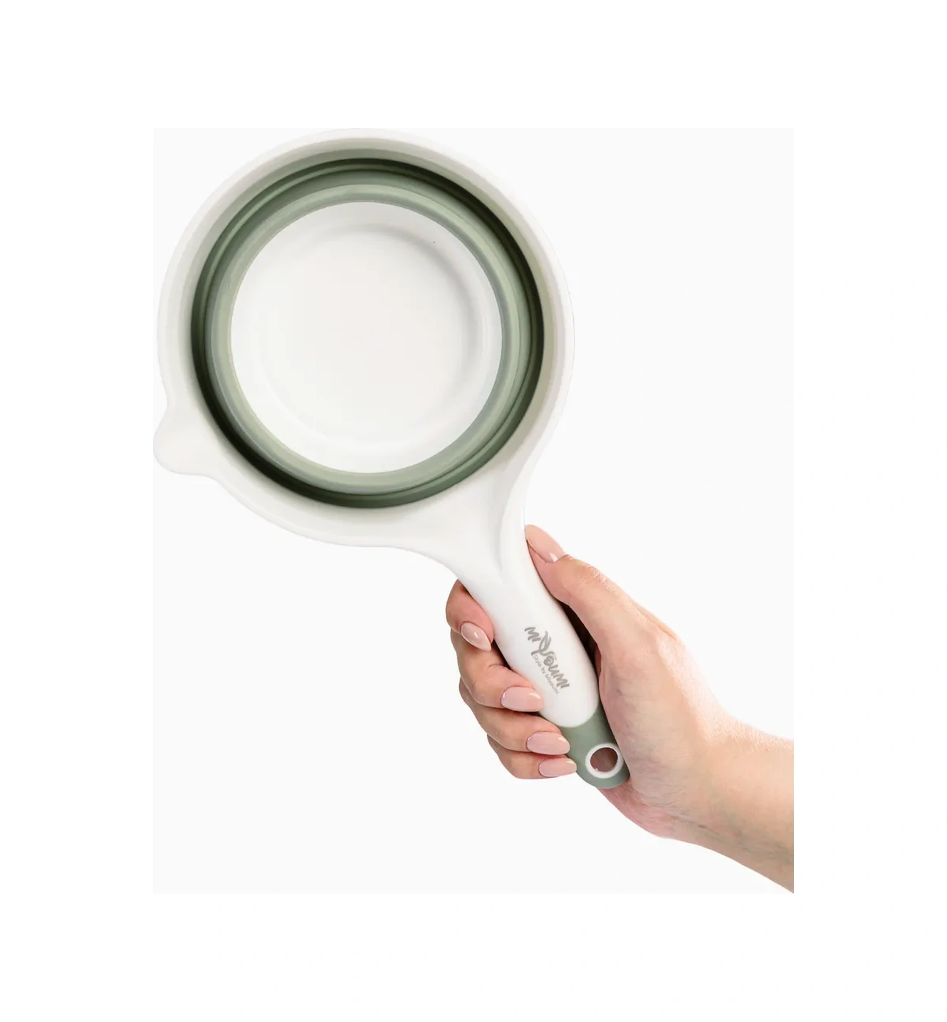 Miyoumi Çocuklar İçin Silikon Katlanabilir Banyo Kepçesi, Mutfak Aleti 197668859 Keten