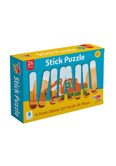 Stick Puzzle Çubuklu Çift Taraflı Yapboz