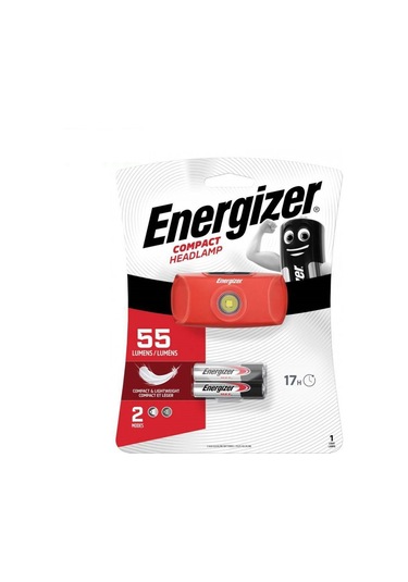 Energizer LED 55 Lümen Kafa Feneri Kırmızı