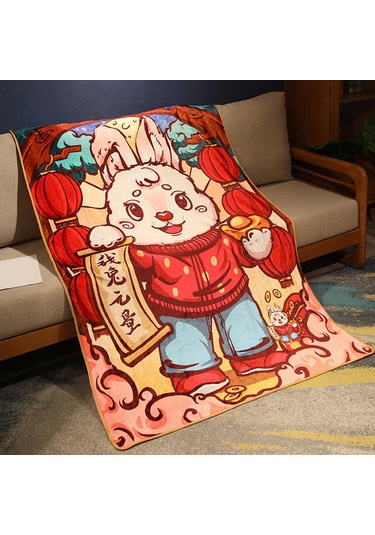 Homyl 31 "x 43" Yumuşak Atma Battaniye Flanel Oturma Stil-a Stil A Çok Renkli