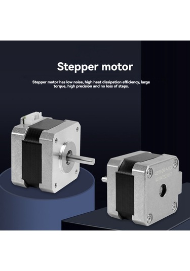 Gatherco Cr-10/ender-3/5 3d Yazıcı Gravür Makinesi İçin Dupont Kablolu 42 Adım Motoru 34mm Gövde Xyz Eksenli Adım Motoru