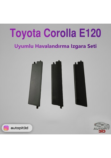 Toyota Corolla E120 Uyumlu Havalandırma Izgara Seti