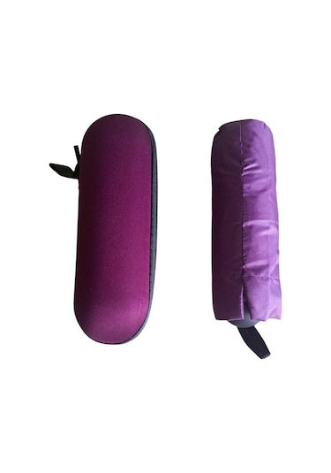 Eleven Markets Mini Cep Boy Lüx Şemsiye Uv Korumalı Mor Mini Şemsiye Mor