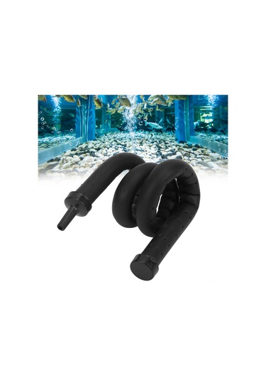 Moveevo Akvaryum Kabarcık Perdesi - Esnek Kauçuk Hava Dağıtıcı, 30cm, Tüm Su Türlerine Uygun, Balıklar İçin Güvenli, Hava Dağılımı Eşit