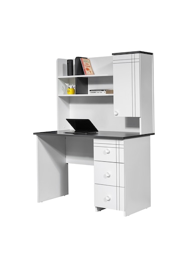 Üniteli Bilgisayar Masası, Aura Çalışma Masası Beyaz