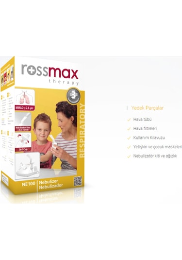 Rossmax Ne100 Buhar Nebulizatör Cihazı