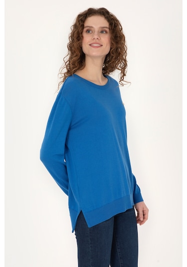 U.S. Polo Assn. U.s. Polo Assn. Kadın Kazak /triko 50313579-vr251 Koyu Mavi Melanj