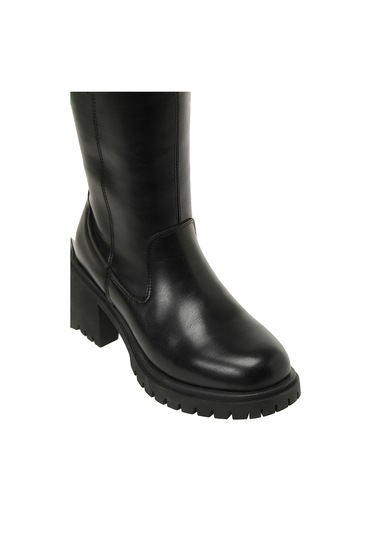 Butigo 25k-6009 5pr Siyah Kadın Topuklu Çizme 000000000102054645 Siyah