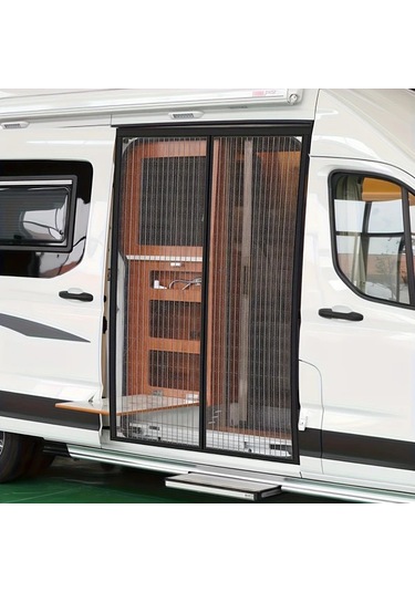 Dashanshop Sihirli Manyetik Sineklik: Kendinden Yapışan, Nefes Alabilir, Kolay Temizlenir, 100x220cm Beyaz