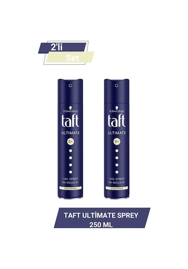 Taft Ultimate Sprey 250 Ml Kristal Parlaklığı X 2 Adet set-hnkl-2232-1370