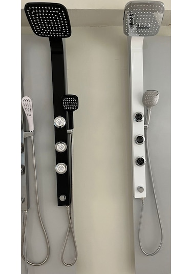 Sam Banyo Elmas Duş Seti Beyaz