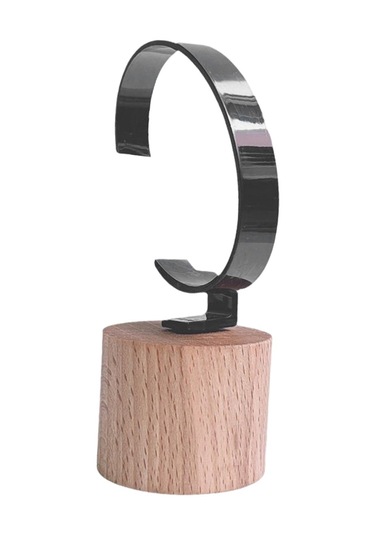 Homyl Saat Teşhir Standı Premium Braket Bileklik Tutucu Bilezik Siyah