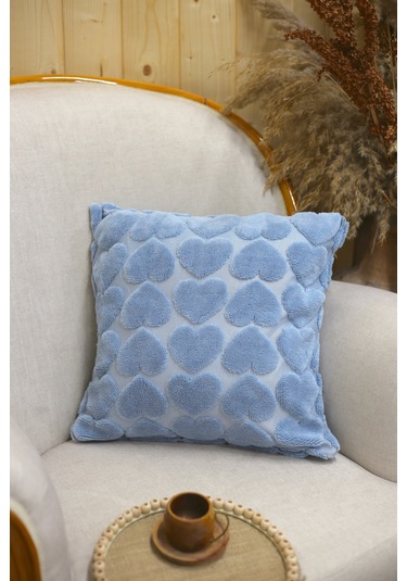Love Welsoft Jakarlı Dekoratif Kırlent Kılıfı 43x43 Cm - Ztlove KARIŞIK
