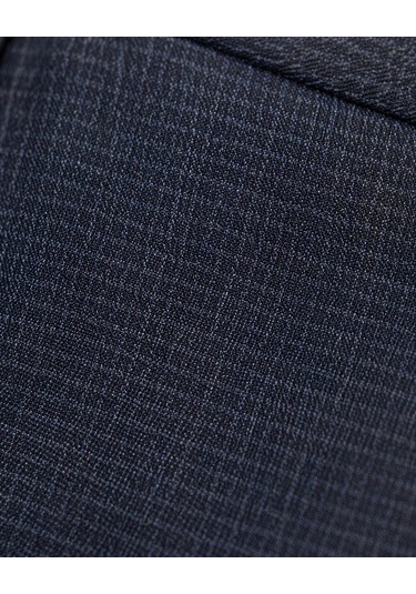 Classics Men Ricati Regular Fit Armür Desen Erkek Kumaş Pantolon - 7620 Mavi