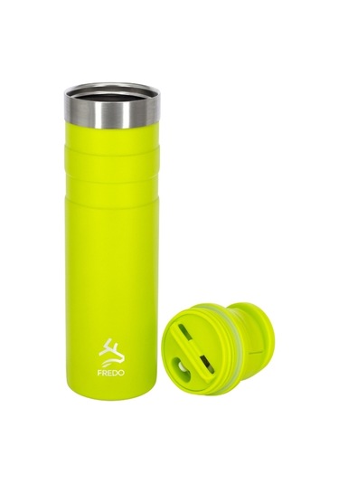 Comfort Therm Paslanmaz Çelik Neon Sarı Termos Bardak, Mug 600ml Sarı