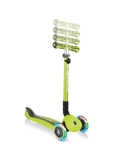 Globber Go Up Deluxe Işıklı Teker Çocuk Scooter Yeşil