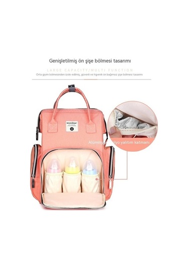 Novahub Ve Ve Su Sırt Sırt Moda Malzemeleri Kapasiteli Home Gezi Geçirmez Fonksiyonlu Dinosaurs Çok Çantası-929 Çantası Çantası Çantası Büyük Bebek Bebek Anne Anne Anne Altın Pv Altın