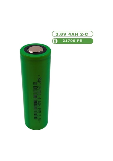 Swy 21700 3.6v 4000mah 2-c Şarj Edilebilir Pil