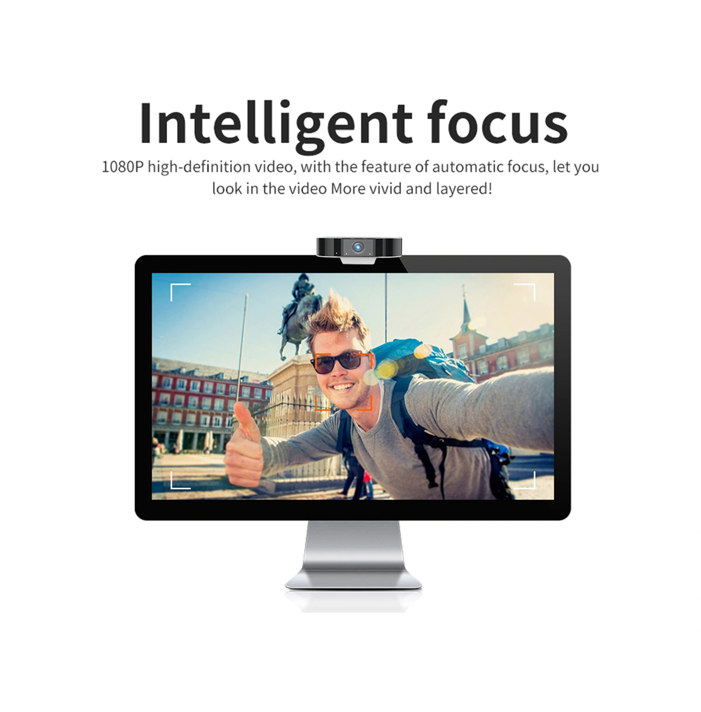 Youmex 1080p Hd Otomatik Odaklı Usb Web Kamerası - Oyun Canlı Yayını, Uzaktan Öğretim Ve Toplantılar İçin Mikrofonlu Siyah Abs Kamera