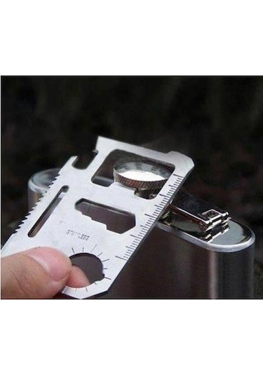 Çelik Acil Durum Kartı Survival Kit Asorti
