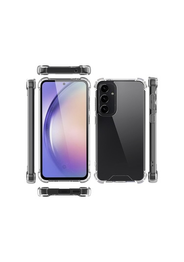 Zore Galaxy S24 Fe Uyumlu Kılıf Msra Nitro Anti Shock Silikon-şeffaf Şeffaf