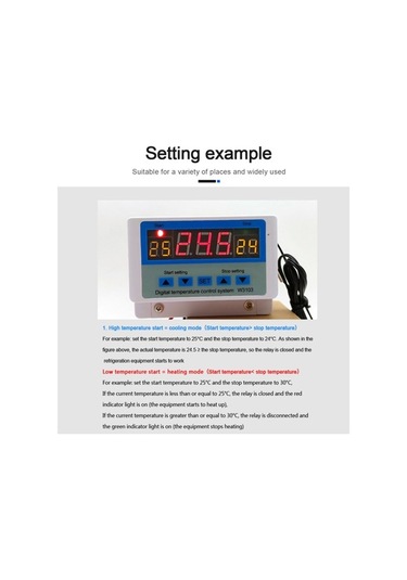 Novahub 30a/ac110-220v Led Dijital Termostat, Akıllı Sıcaklık Kontrol Sistemi, Sensörlü