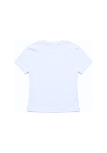 Mixray 2100 Kadın Slim Fit Bisiklet Yaka Soft Basic T-shirt Bebe Mavi Bebe Mavisi