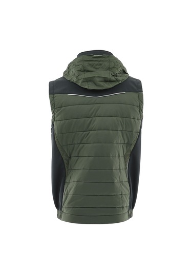 Sara Comfort Plus Hibrit Yelek Gri - Yeşil