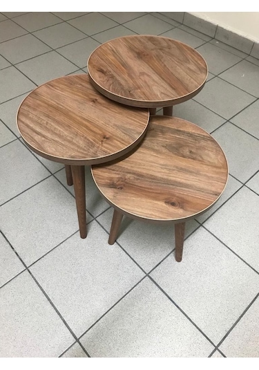 3'Lü Zigon Sehpa 1.Sınıf Mdf Tabla (462519008)