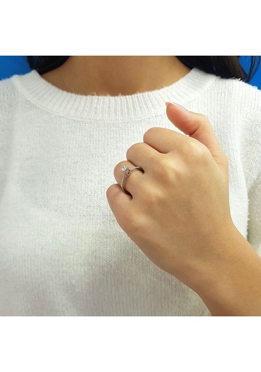 Lova Toplam 0,25 Karat Pırlanta Tektaş Yüzük - 1020277