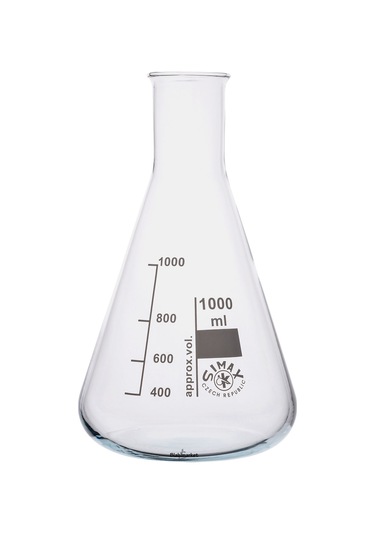 Simax Cam Erlen 1000 ML Erlenmeyer Flask Dar Boyunlu