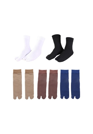 Suntek Elastik Pamuk Tabi Çorap 2 Parmaklı Parmak Arası Terlik Mavi