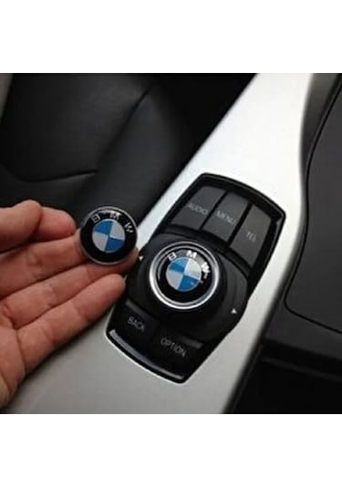 Bmw Uyumlu Joystick Konsol Sticker Arma Logo 29 Mm 2.9 Cm 1 Adet Siyah