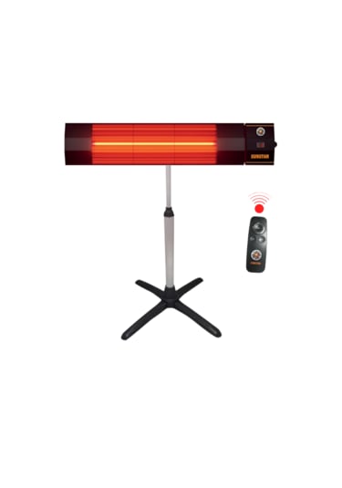 Sunstar Halogen 2000 W Kumandalı Dış Mekan Elektrikli Isıtıcı Soba