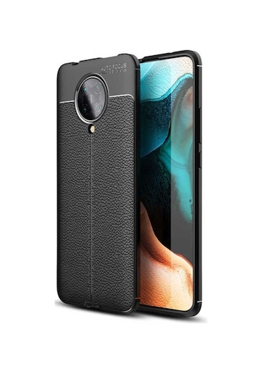 Xiaomi Redmi K30 Pro Kılıf Zore Niss Silikon Kapak Siyah