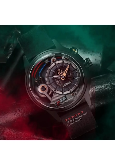 The Electricianz The Dark Zz-a3c/05-crd 45 Mm Erkek Kol Saati