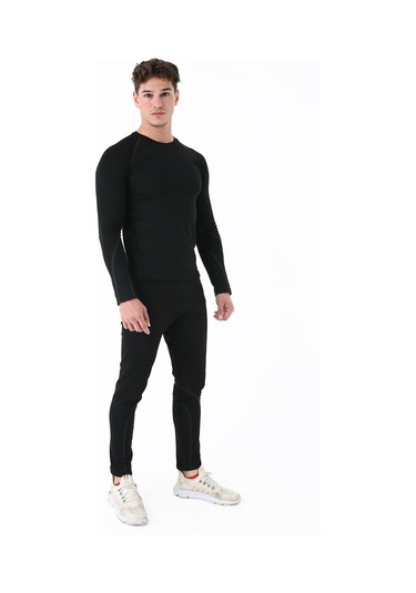 Scorp Thermo-fit Erkek Termal İçlik Alt Kayak İçliği Siyah