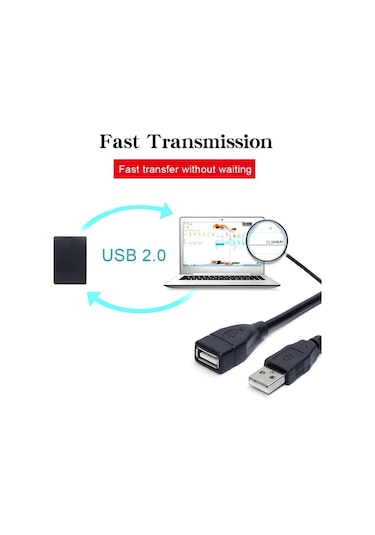 4635 Usb Uzatma Kablosu 10 Metre Uzatıcı Dişi Erkek