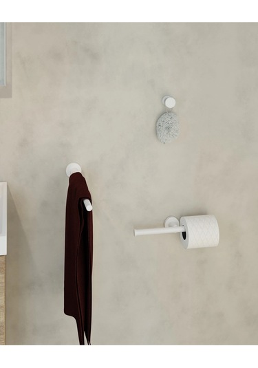 Tecno White Askı, 3.5cm - Mat Beyaz Mat Beyaz